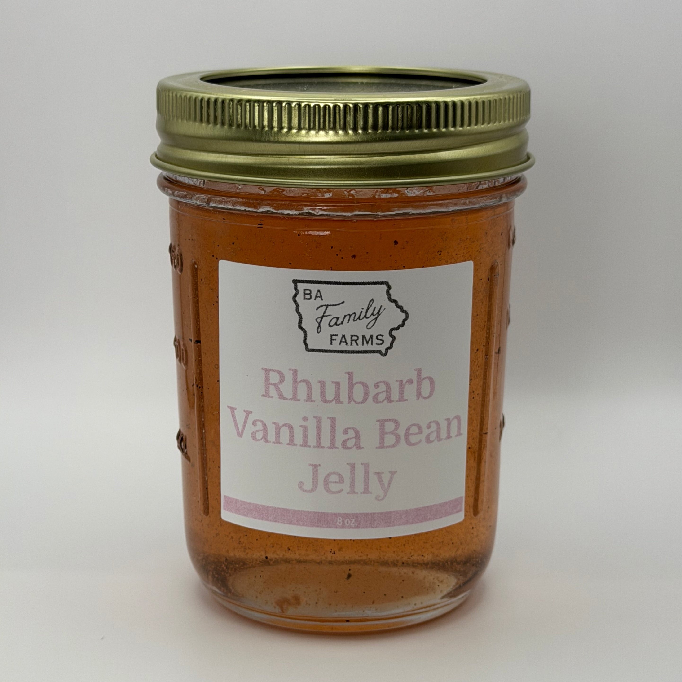 Rhubarb Jam with Vanilla Bean