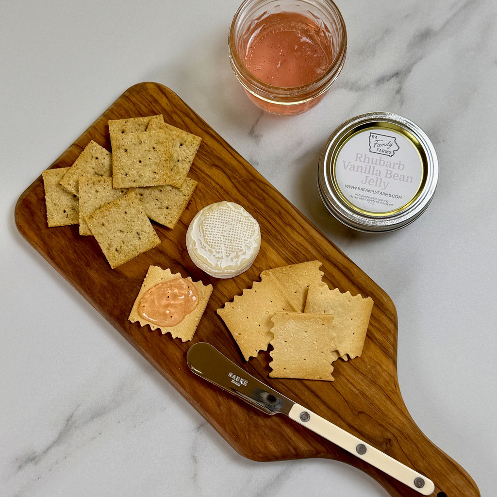 Rhubarb Jam with Vanilla Bean