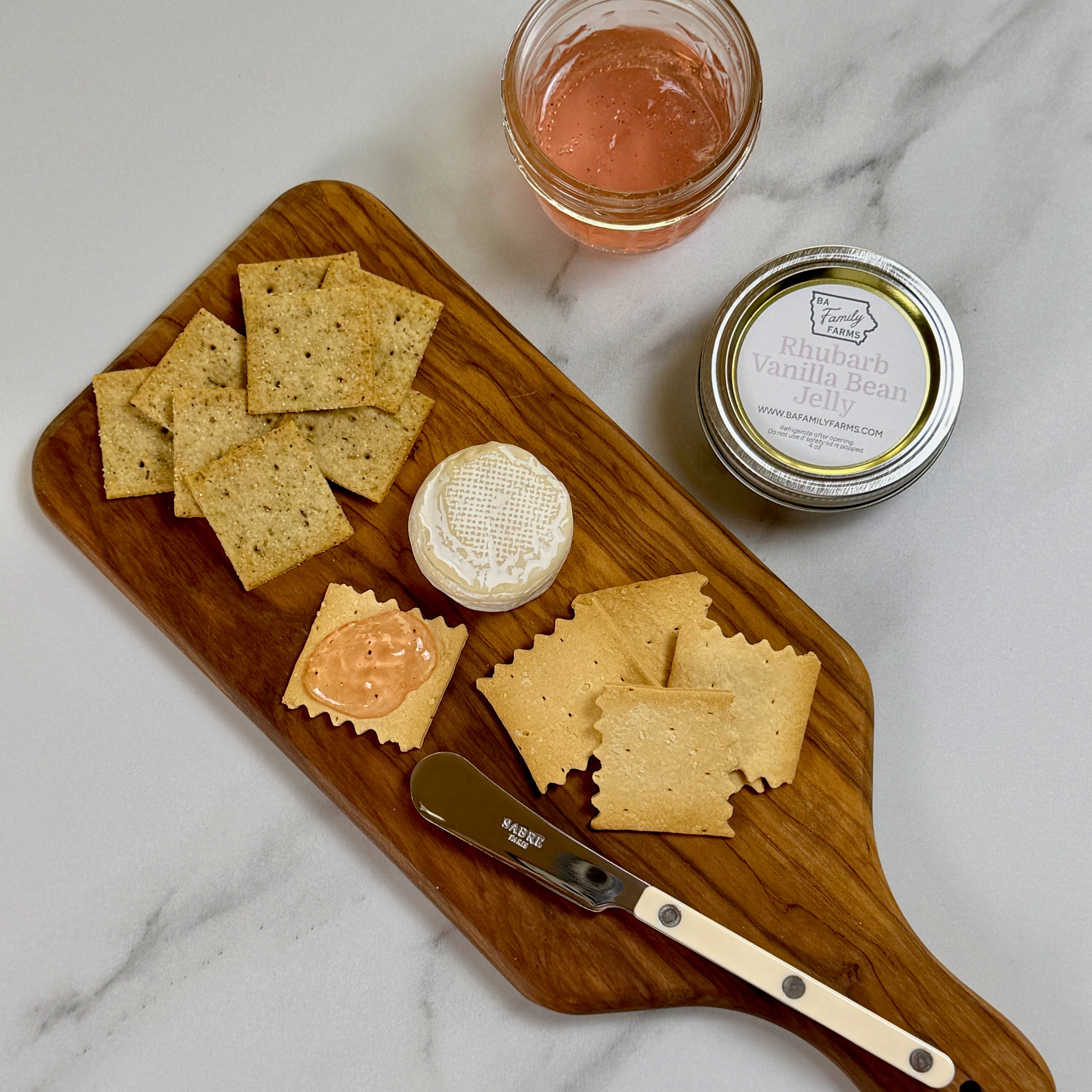 Rhubarb Jam with Vanilla Bean