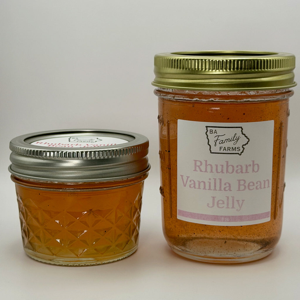 Rhubarb Jam with Vanilla Bean