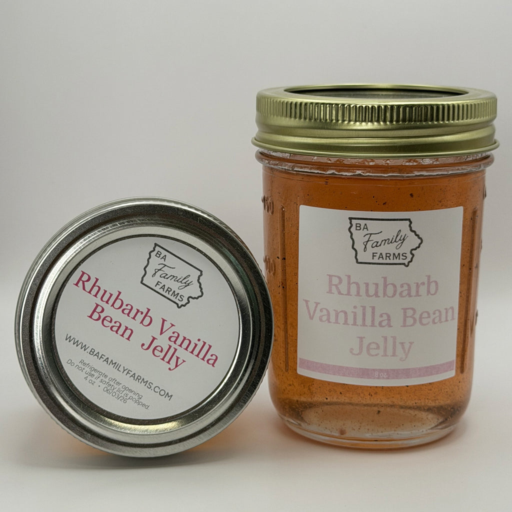 Rhubarb Jam with Vanilla Bean